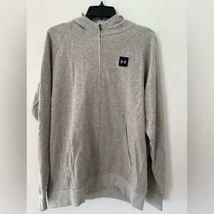 Under Armour Gray Zip Up Sweater Athletic Style